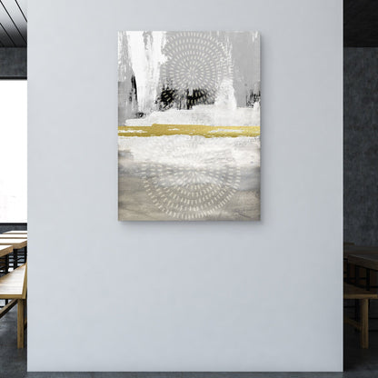 Gris y blanco abstracto - Nikki Chu