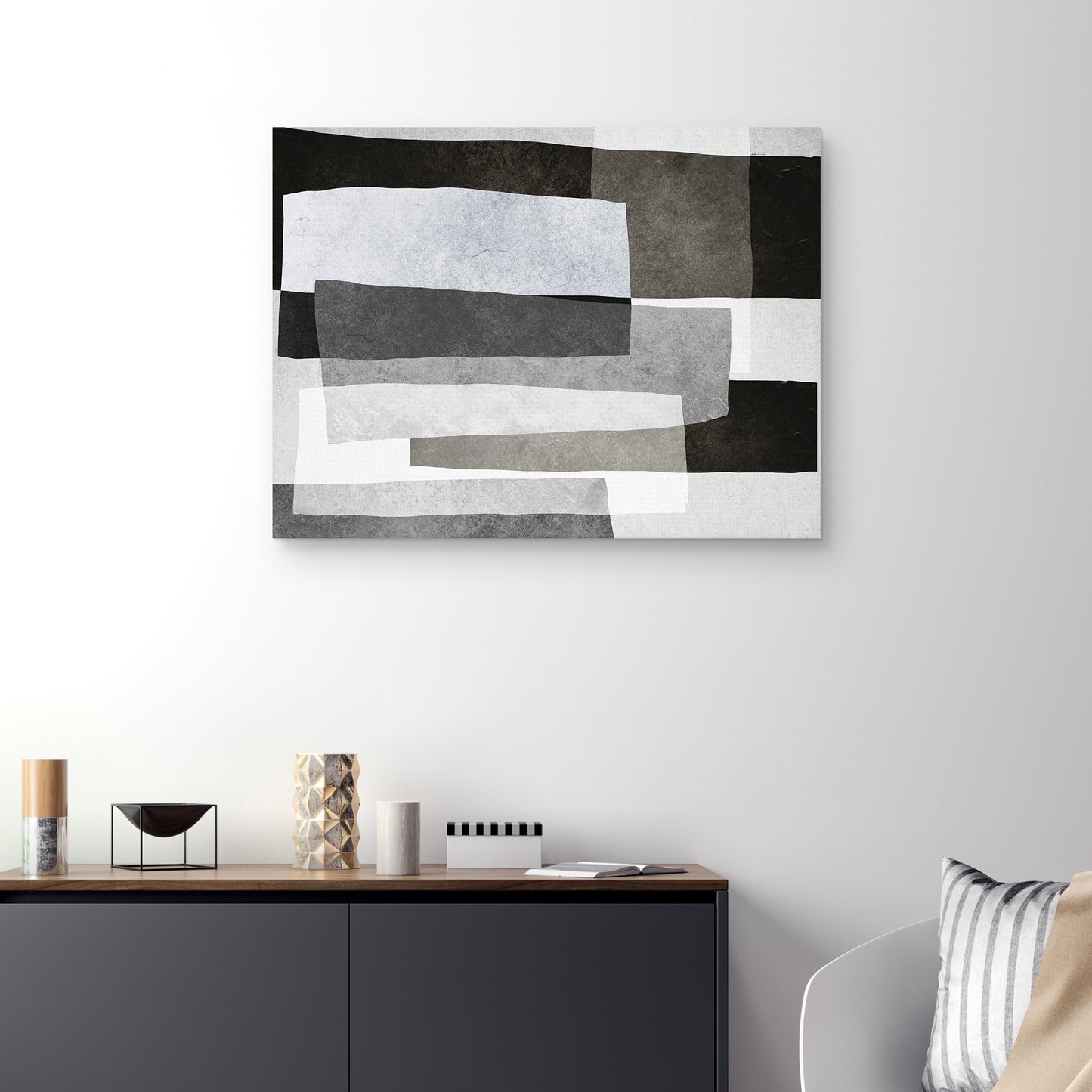 Tonos de gris horizontal - Belle Maison
