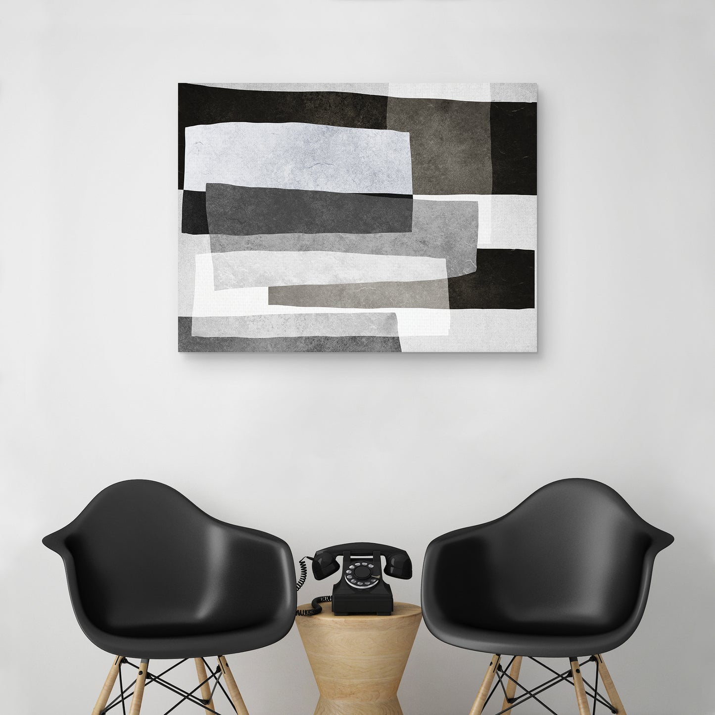 Tonos de gris horizontal - Belle Maison