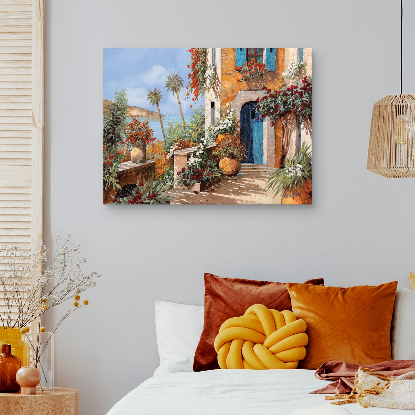 Las palmeras y la puerta azul - Guido Borelli