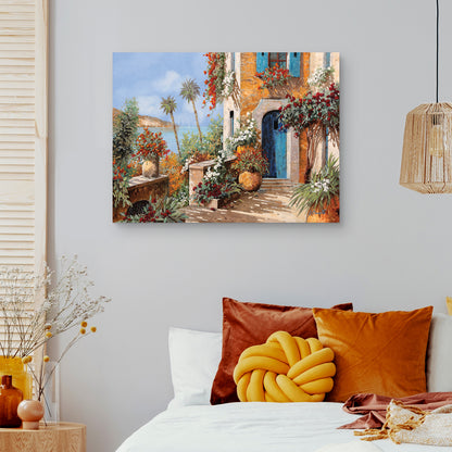 Las palmeras y la puerta azul - Guido Borelli