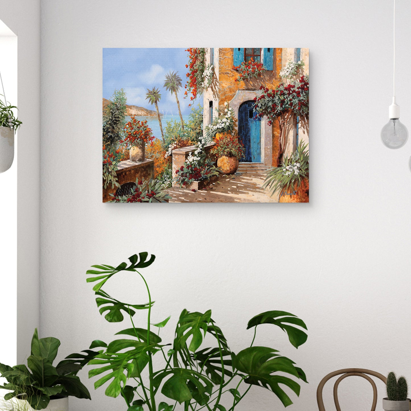 Las palmeras y la puerta azul - Guido Borelli