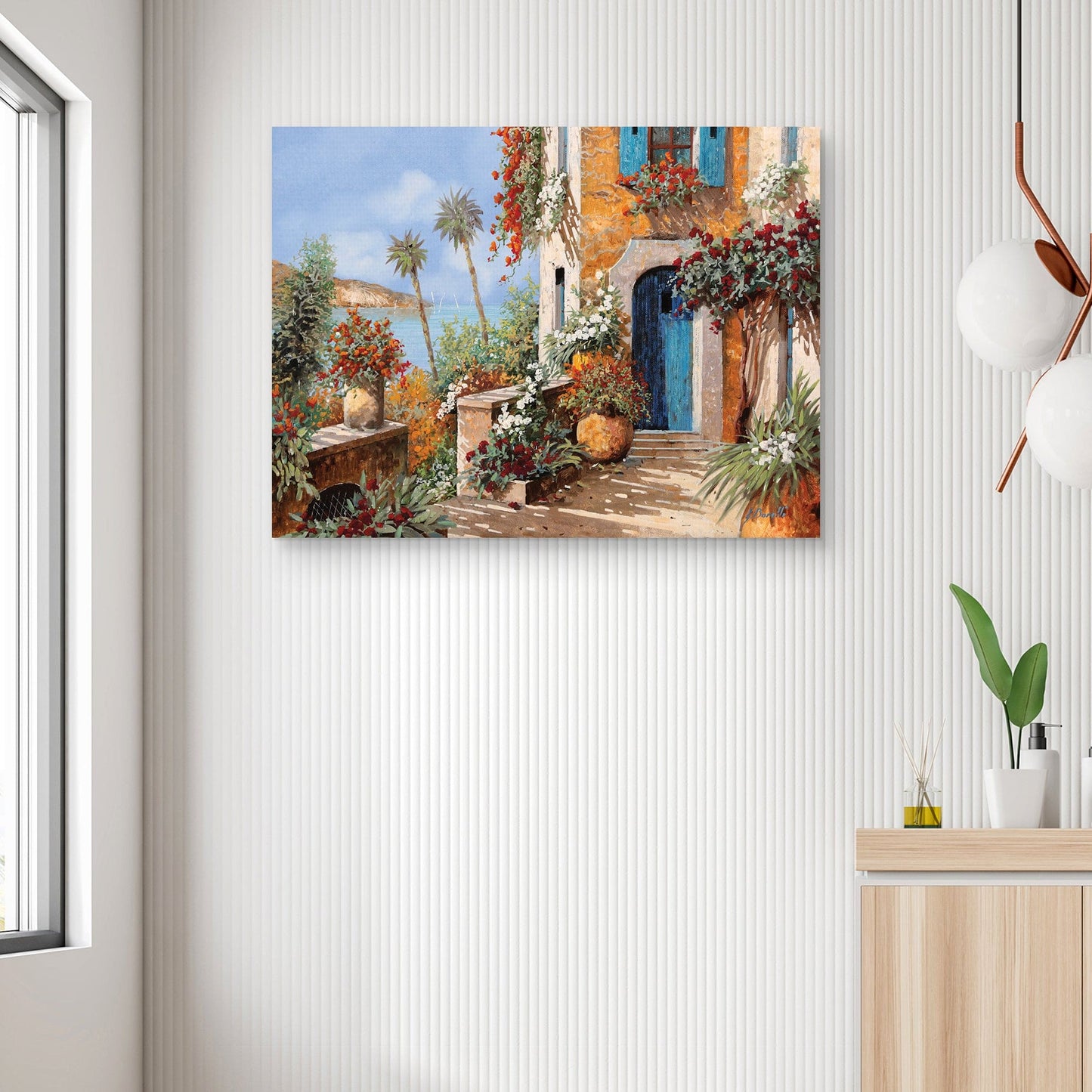 Las palmeras y la puerta azul - Guido Borelli