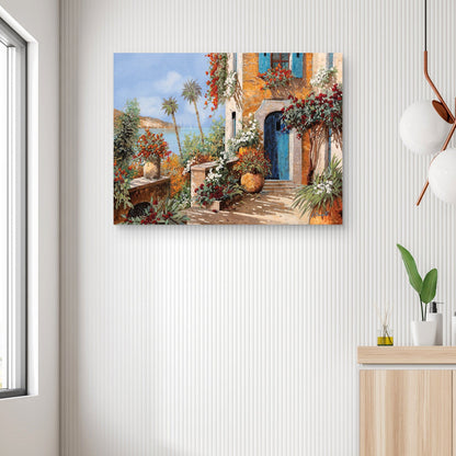 Las palmeras y la puerta azul - Guido Borelli