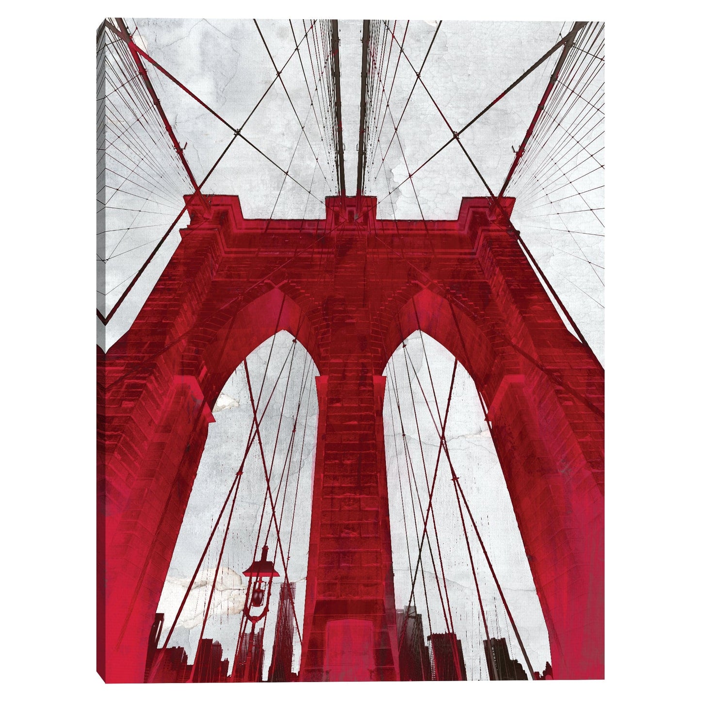 Puente de Brooklyn Rojo - GI ArtLab