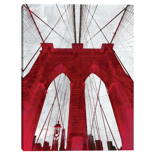 Puente de Brooklyn Rojo - GI ArtLab