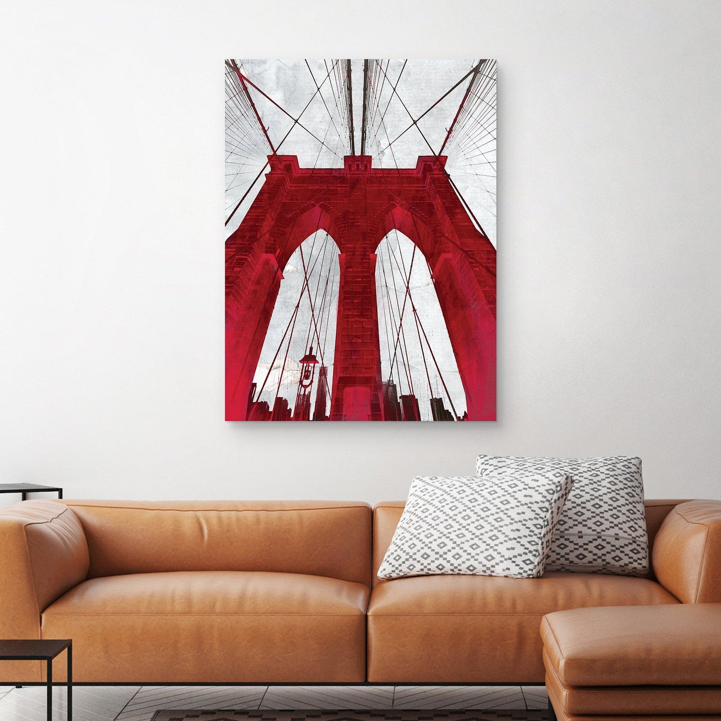 Puente de Brooklyn Rojo - GI ArtLab