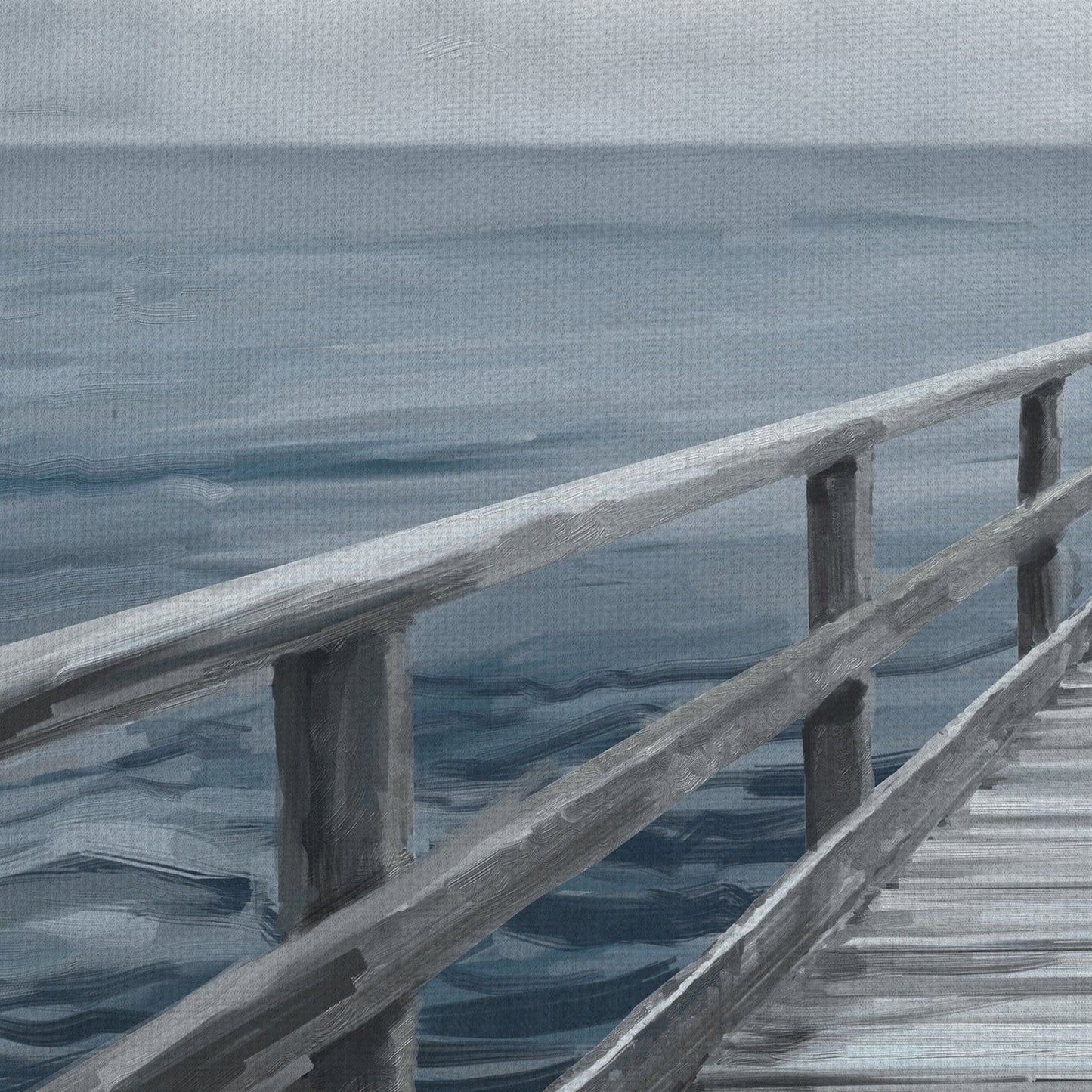 Panel de luz horizonte azul - Studio Arts