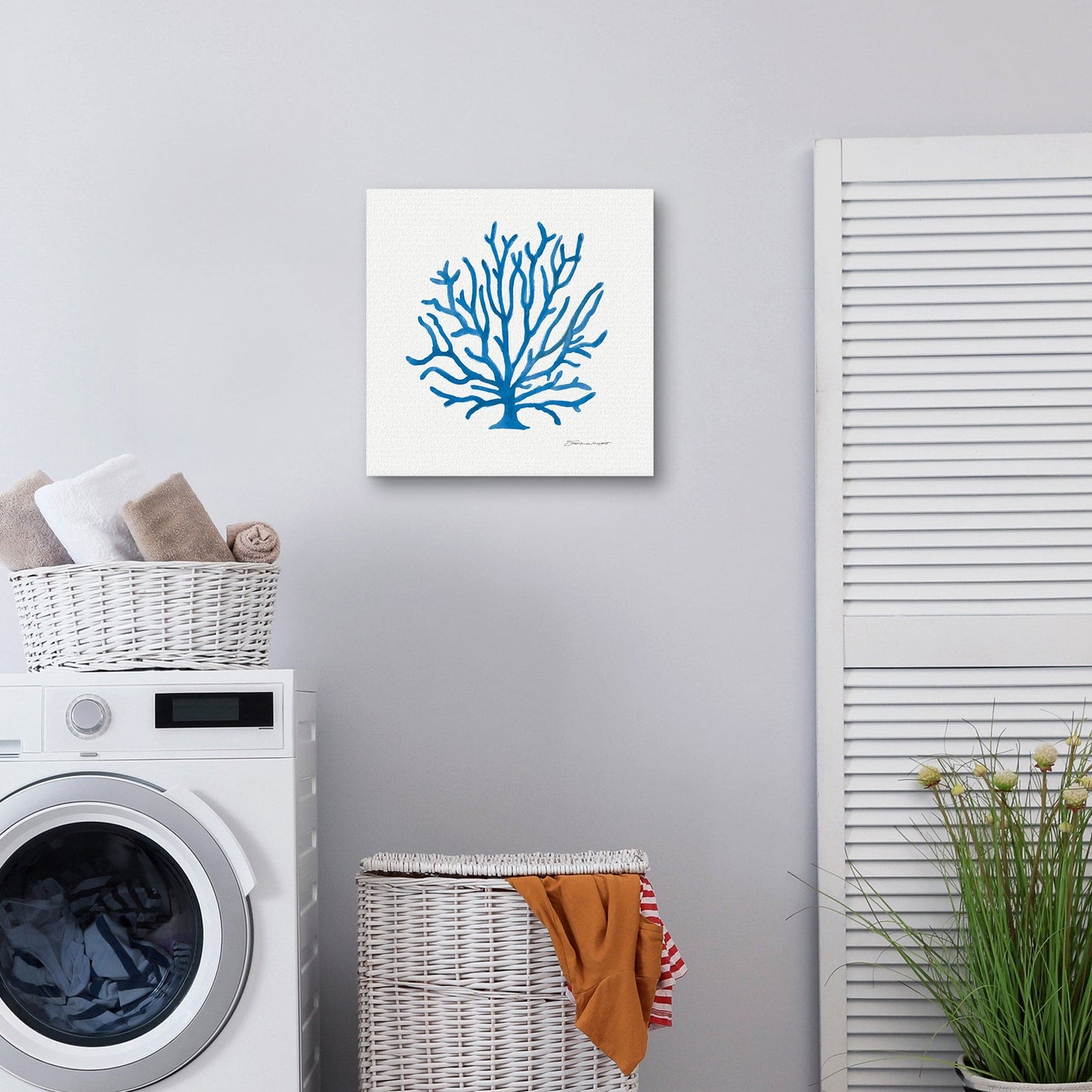 Acuarela azul coral - Stephanie Marrott