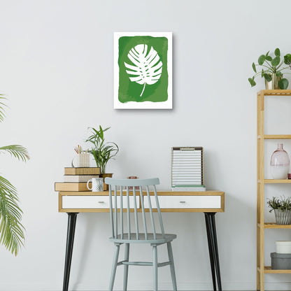 Palma blanca sobre verde - Kelsey McNatt