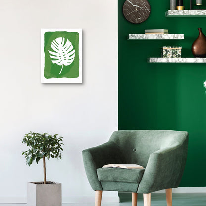 Palma blanca sobre verde - Kelsey McNatt