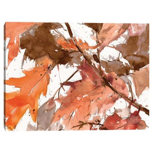 Acuarela Hojas de Otoño I - Samuel Dizon