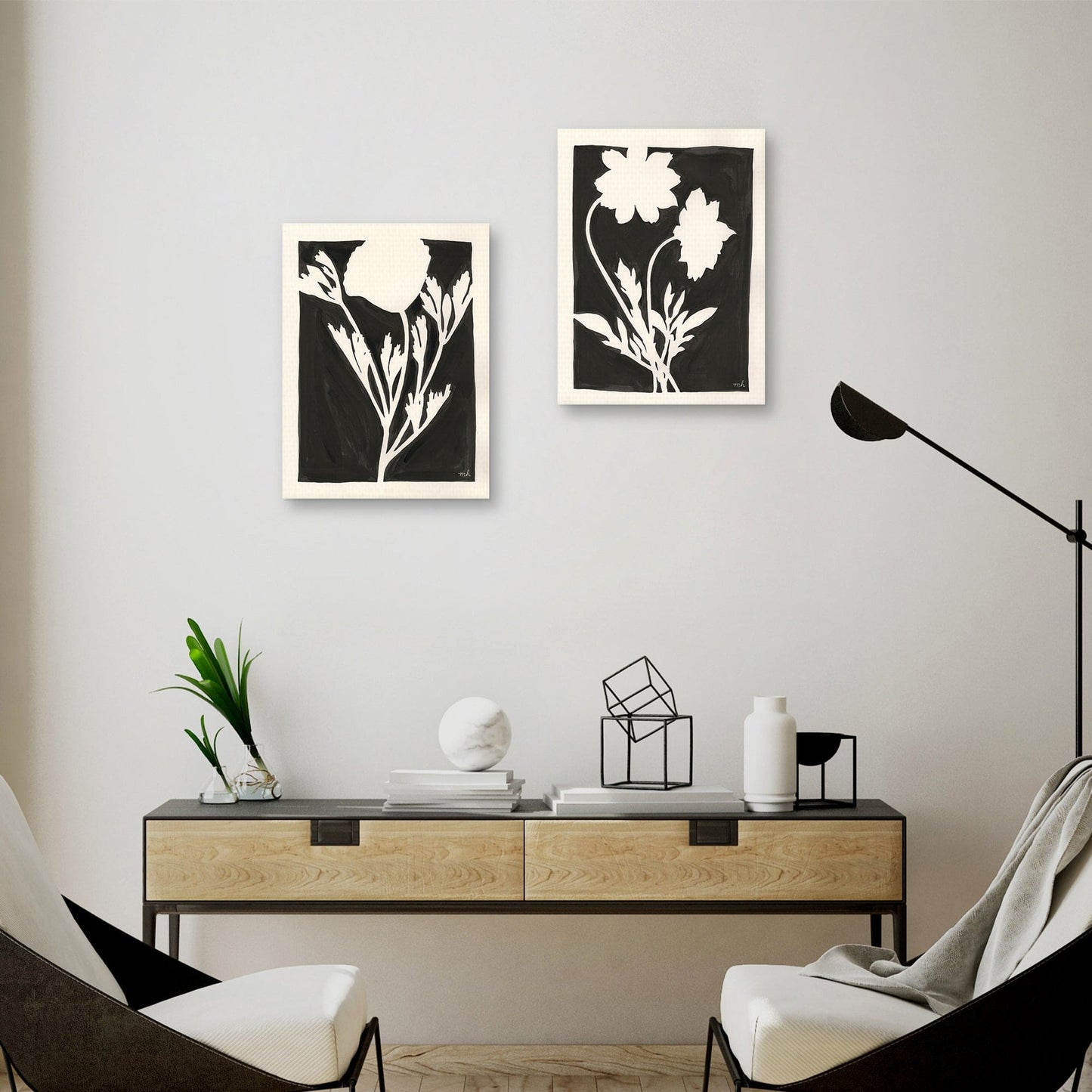 Primavera alegre II Negro - Moira Hershey