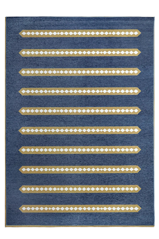Alfombra lavable Dash and Dot Indigo Camel