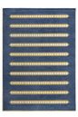 Alfombra lavable Dash and Dot Indigo Camel