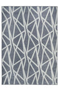 Alfombra lavable Intersections gris pizarra
