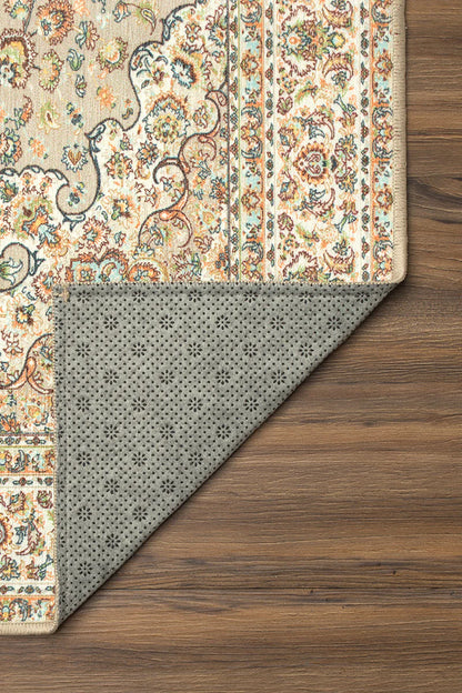 Alfombra lavable beige de Kenia