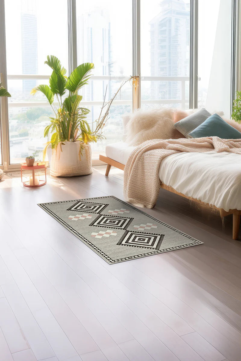 Alfombra lavable marrón Kiki Mushroom Kiki