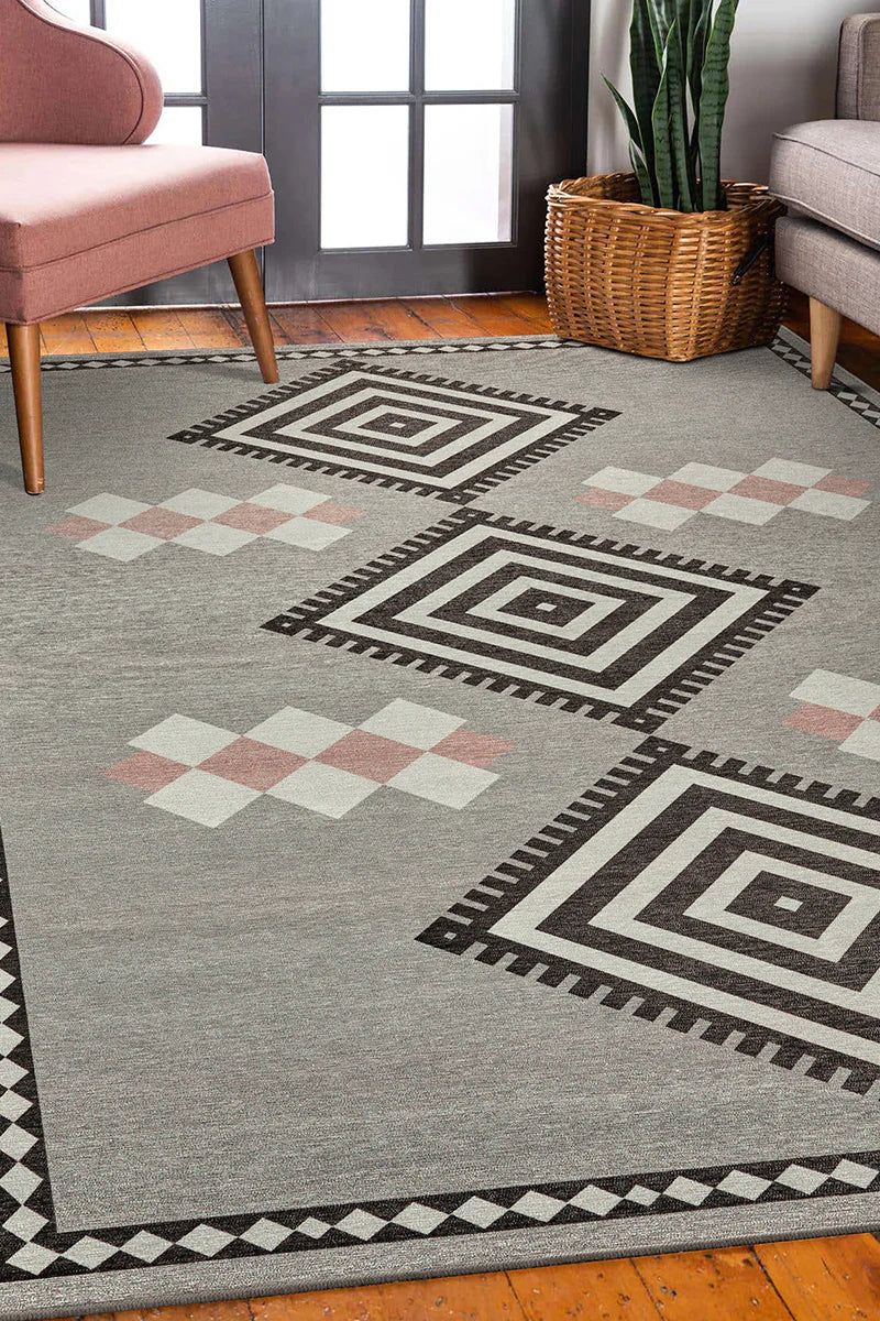 Alfombra lavable marrón Kiki Mushroom Kiki