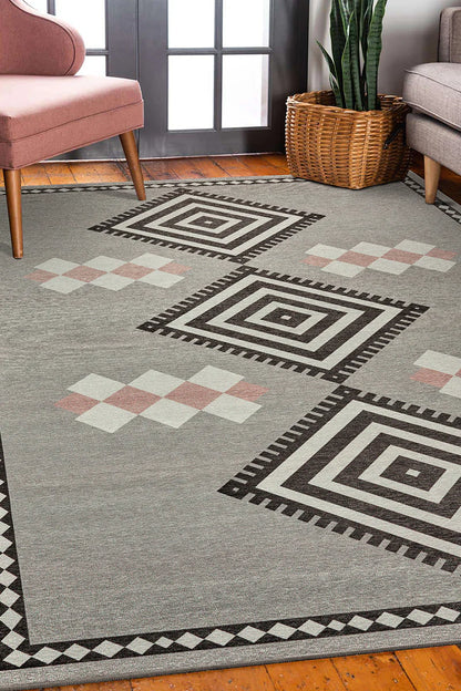 Alfombra lavable marrón Kiki Mushroom Kiki