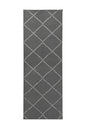 Alfombra lavable Medina marroquí diamante gris