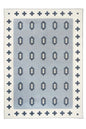 Alfombra lavable gris fresco de tejido nórdico