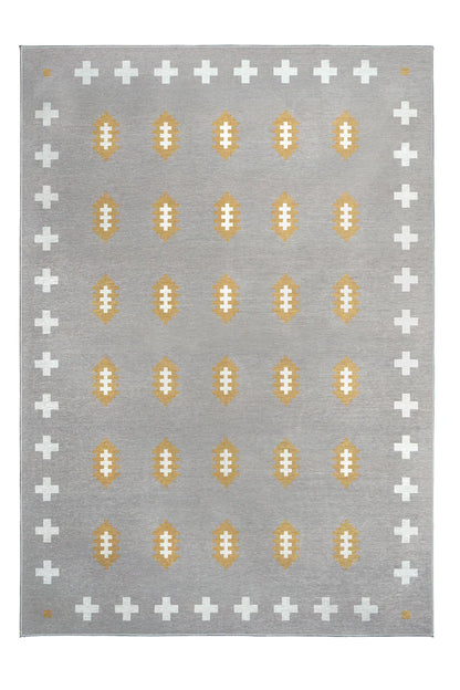 Alfombra lavable de hongos de tejido nórdico