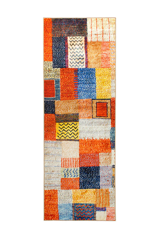 Alfombra lavable multicolor patchwork