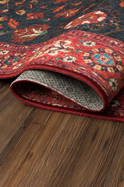 Alfombra lavable Ramage Indigo