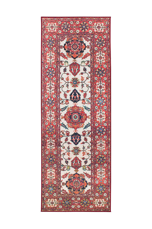 Alfombra lavable granate Ramage