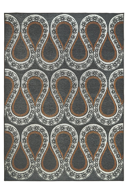 Alfombra lavable Serpentine Slate Grey