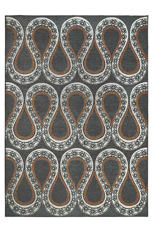 Alfombra lavable Serpentine Slate Grey