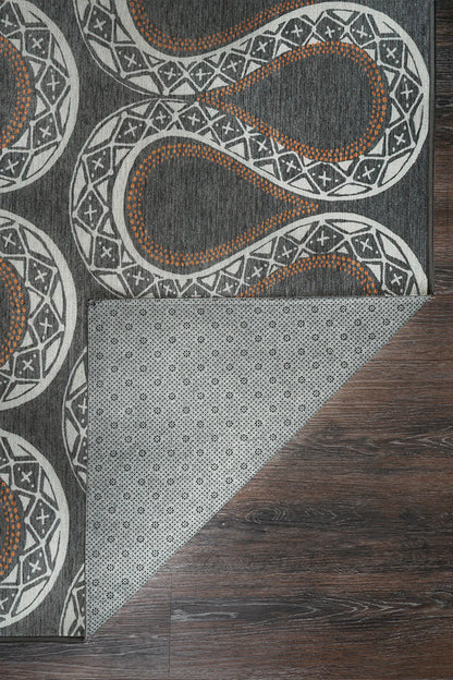 Alfombra lavable Serpentine Slate Grey