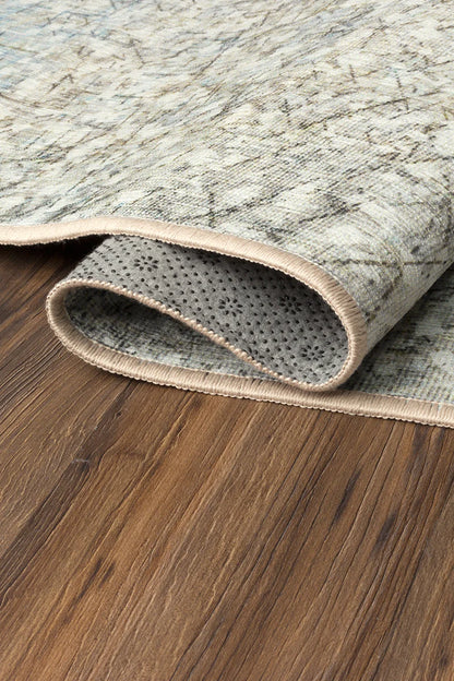 Alfombra lavable beige Sotho