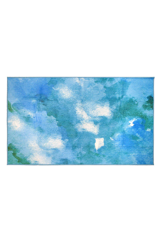 Tapete Acuarela azul agua