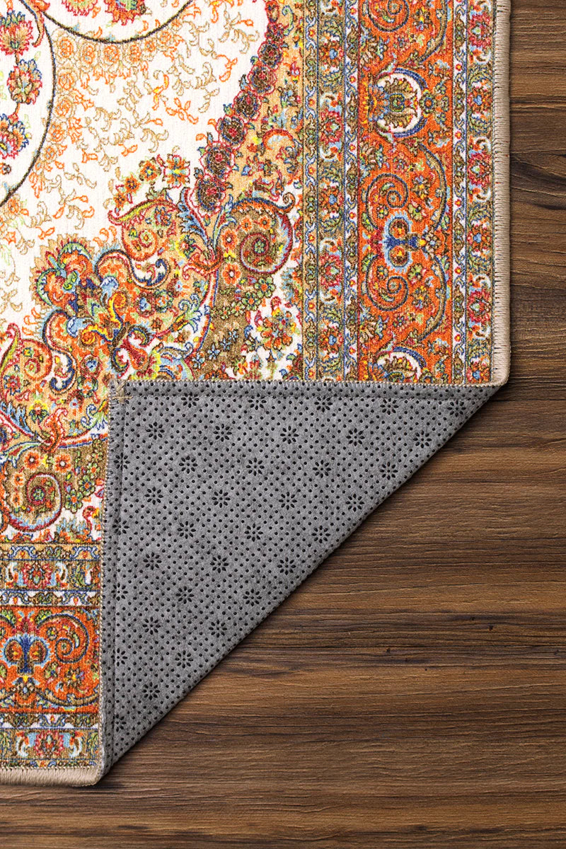 Alfombra lavable Zahara Amber