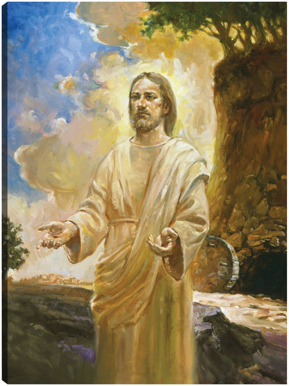 Jesús frente a la cueva - Hal Frenck