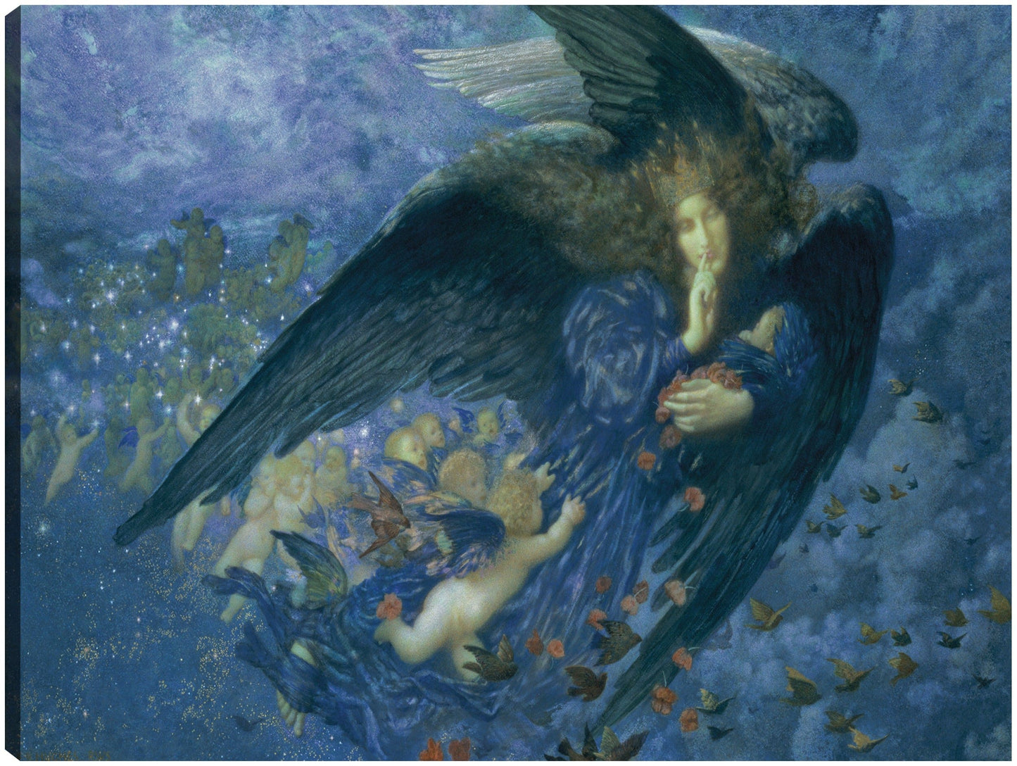 Hughes-Tren nocturno de estrellas - Portfolio Arts Group