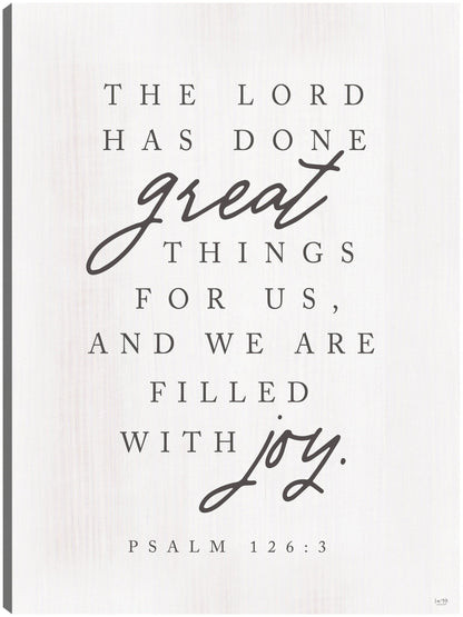 Salmo 126:3 - Lux + Me Designs