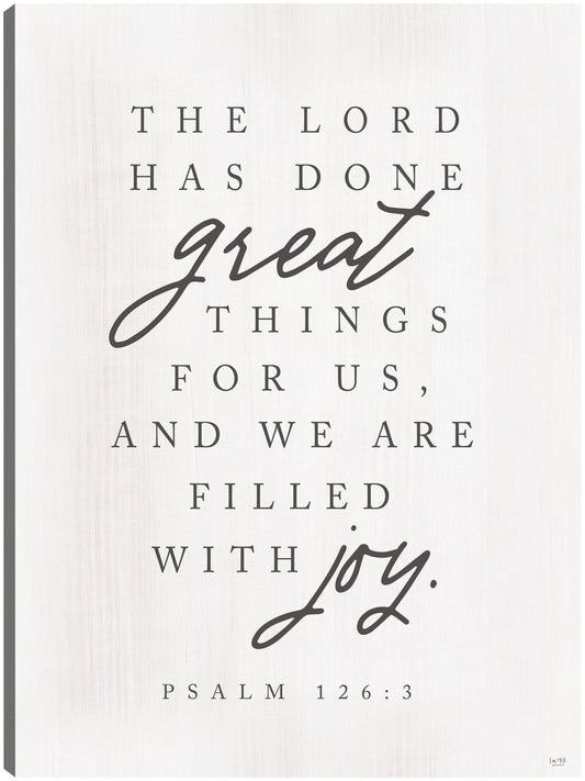 Salmo 126:3 - Lux + Me Designs