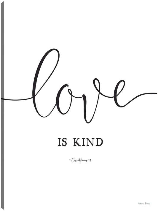 El amor es amable - lettered & lined