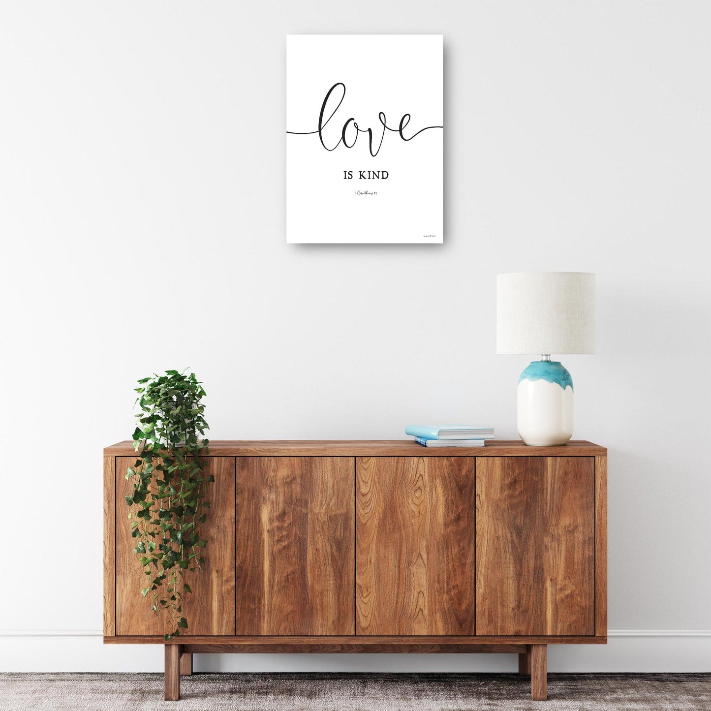 El amor es amable - lettered & lined