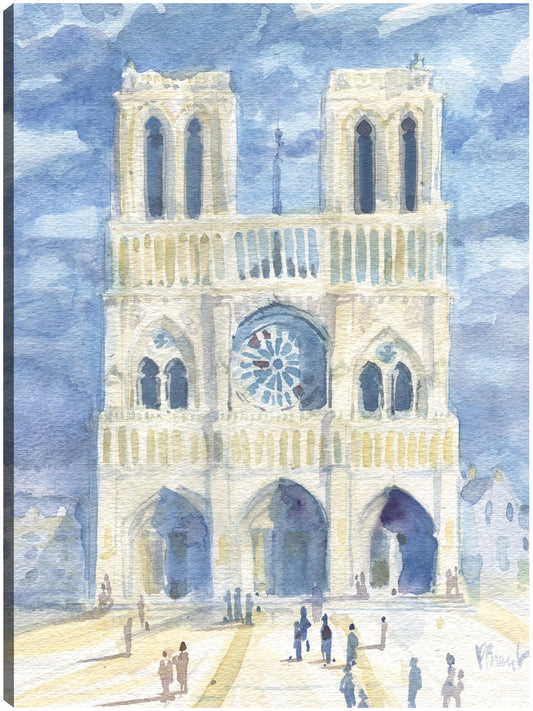 Notre Dame a la luz del sol - Paul Brent