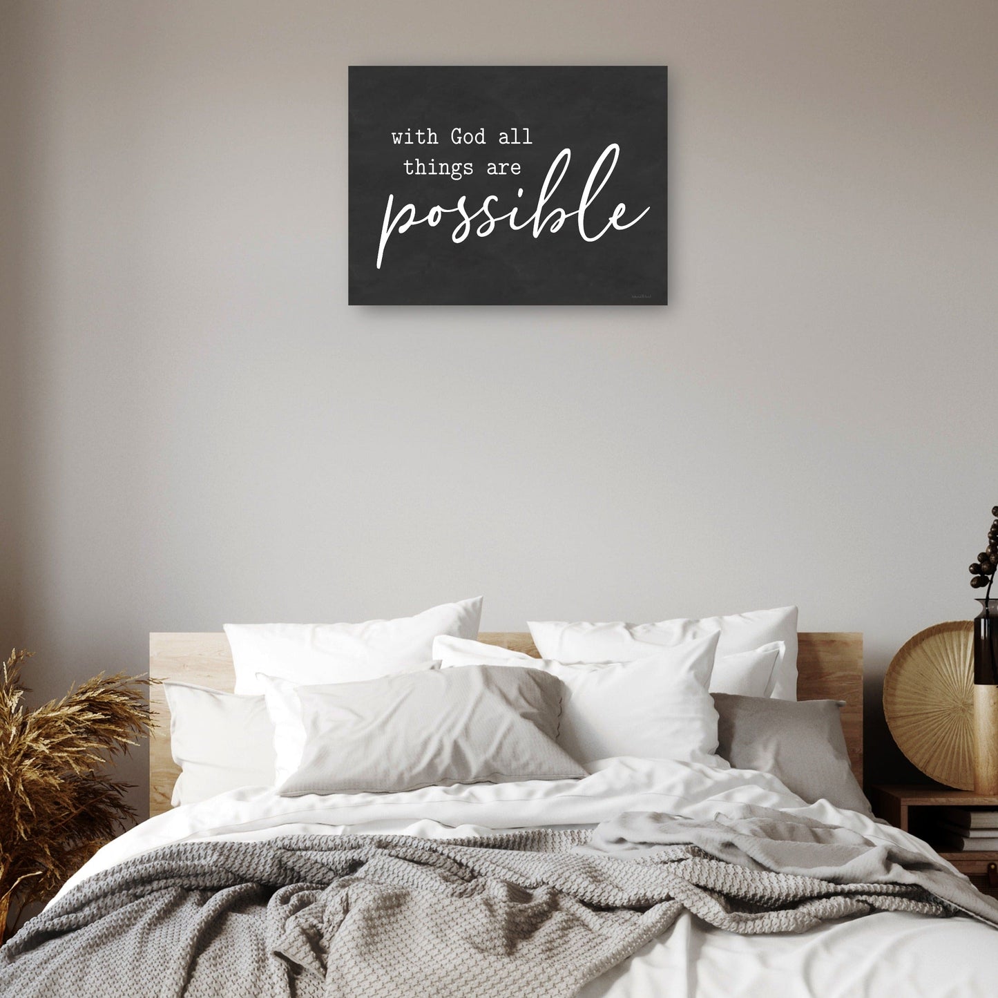 Con Dios todo es posible - lettered & lined