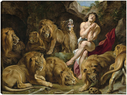 Daniel en el foso de los leones (c. 1614-1616) - Peter Paul Rubens
