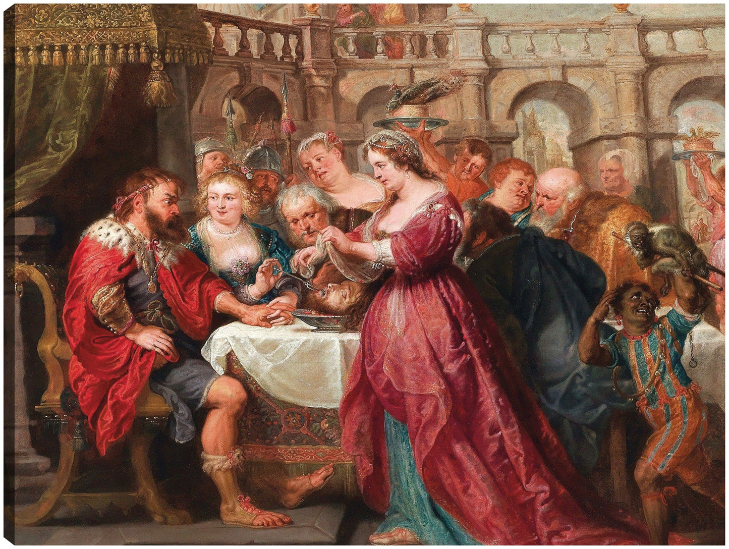 La fiesta de Herodes (circa 1638-1640) - Peter Paul Rubens