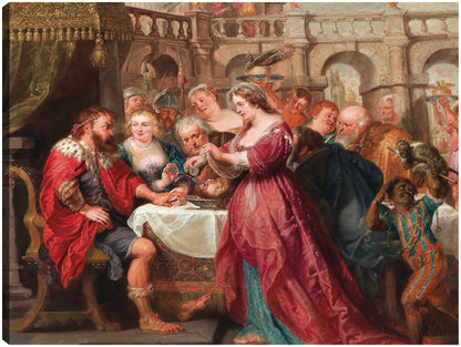 La fiesta de Herodes (circa 1638-1640) - Peter Paul Rubens