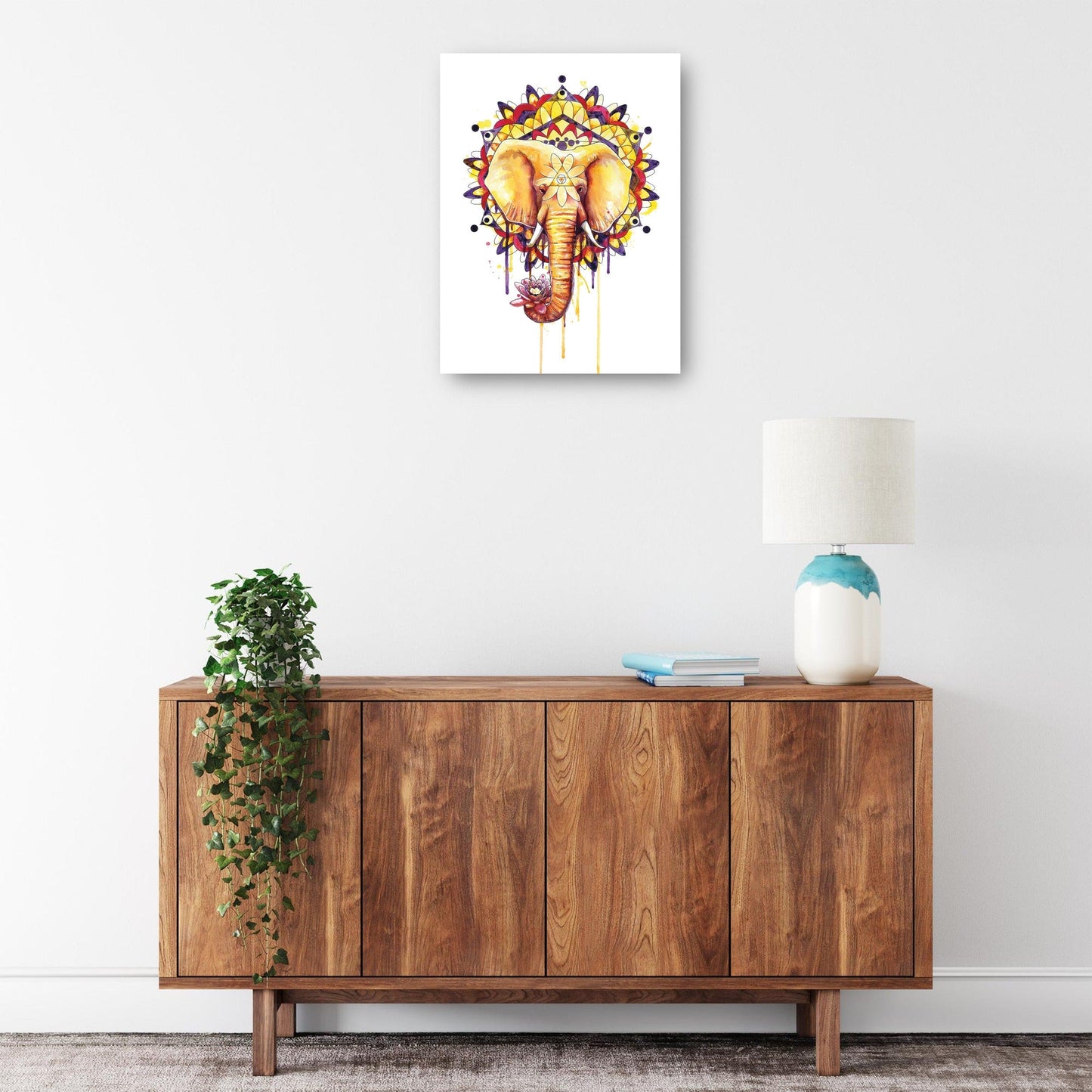 Mandala de elefante - Sam Nagel