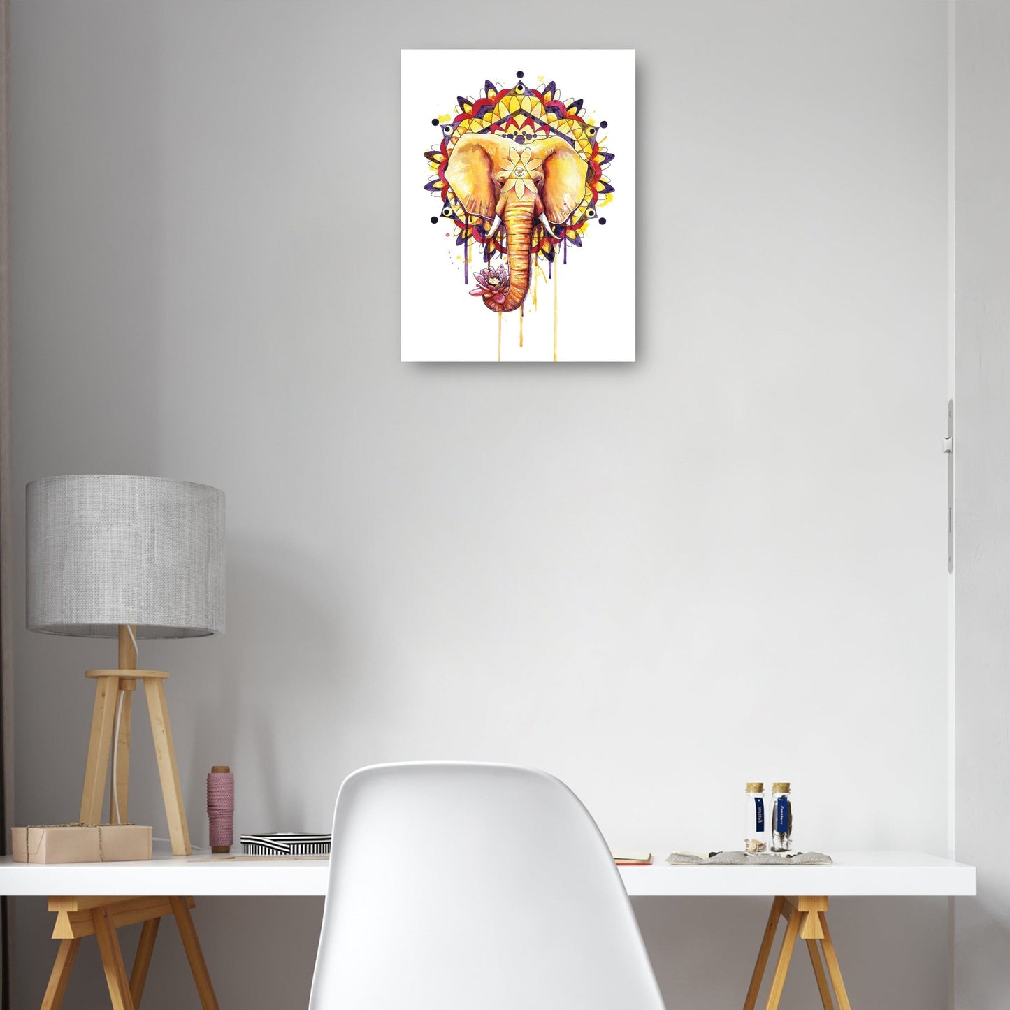 Mandala de elefante - Sam Nagel
