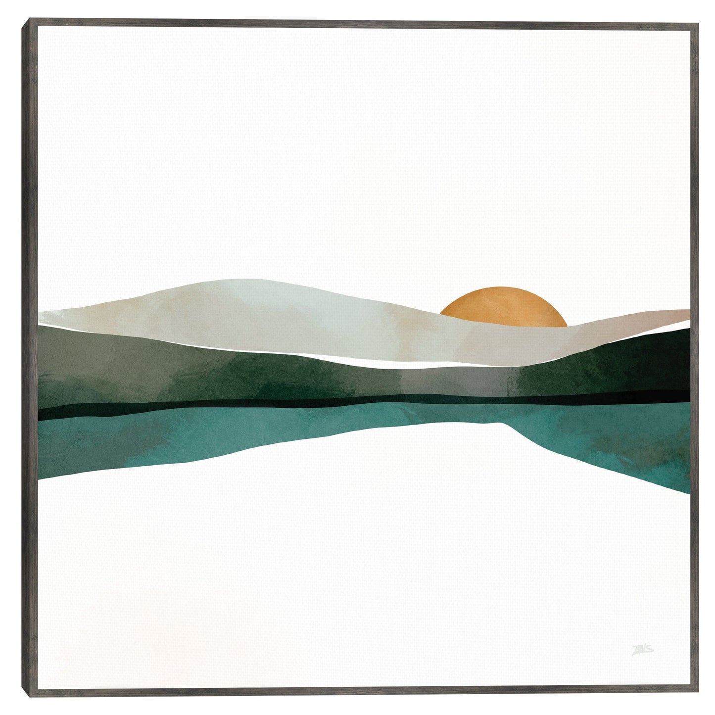 Atardecer Verde Azulado - Bria Nicole